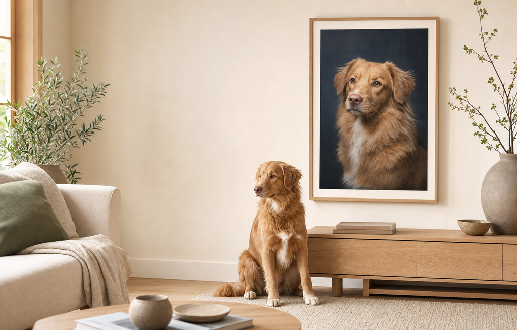 Personalized Matchday Dog Portrait Poster