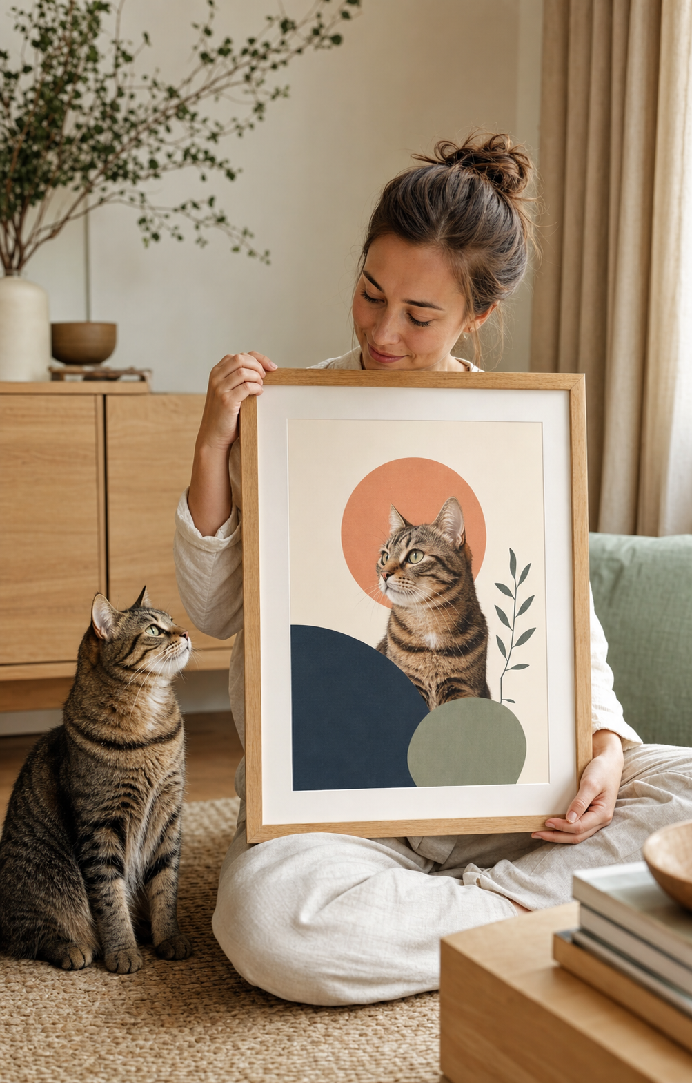 Personalized pet portrait